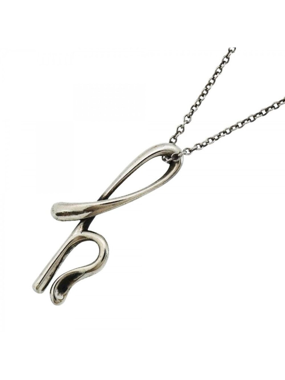 Tiffany & Co Necklace Initial Silver